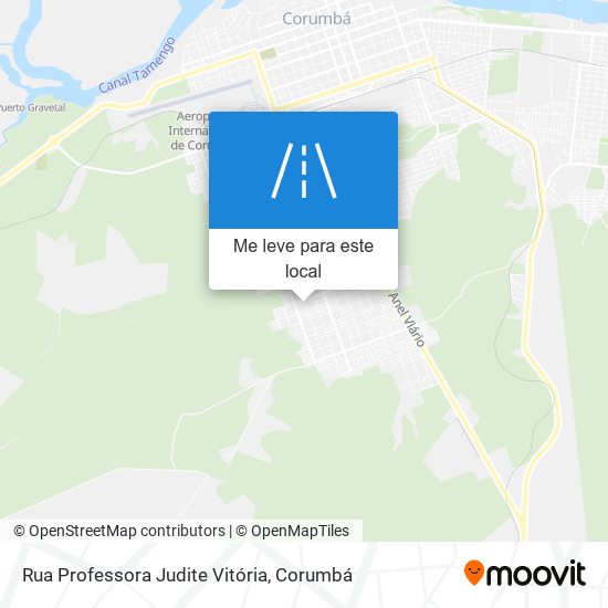 Rua Professora Judite Vitória mapa