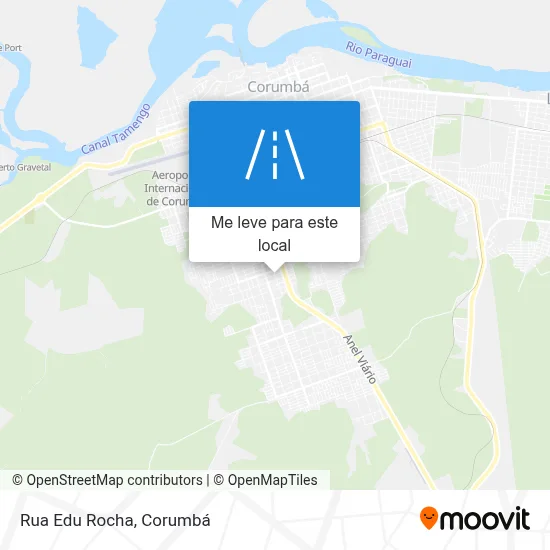 Rua Edu Rocha mapa