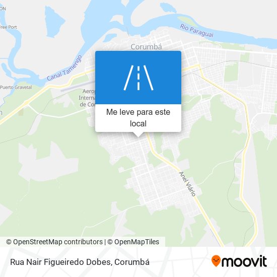 Rua Nair Figueiredo Dobes mapa