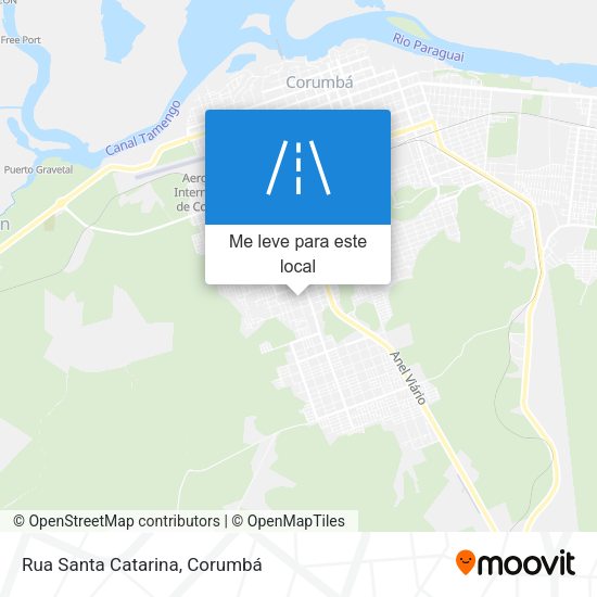 Rua Santa Catarina mapa