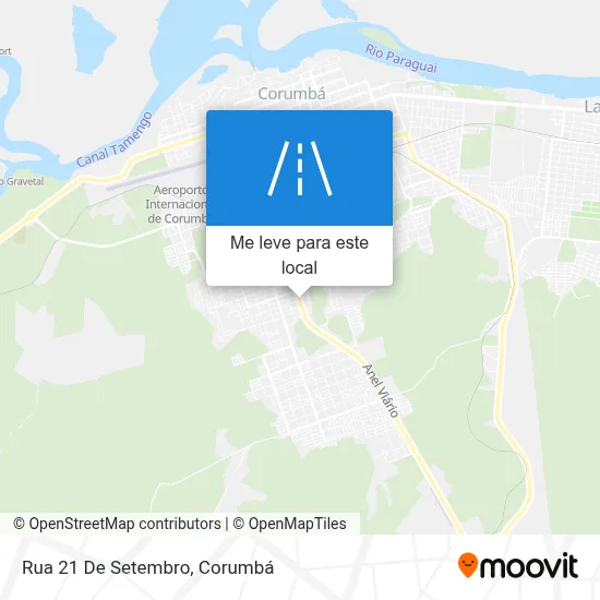 Rua 21 De Setembro mapa