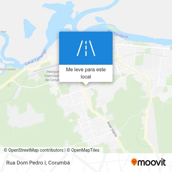 Rua Dom Pedro I mapa