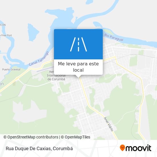 Rua Duque De Caxias mapa