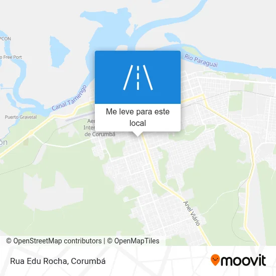 Rua Edu Rocha mapa