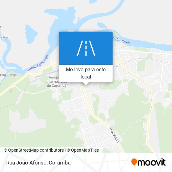 Rua João Afonso mapa