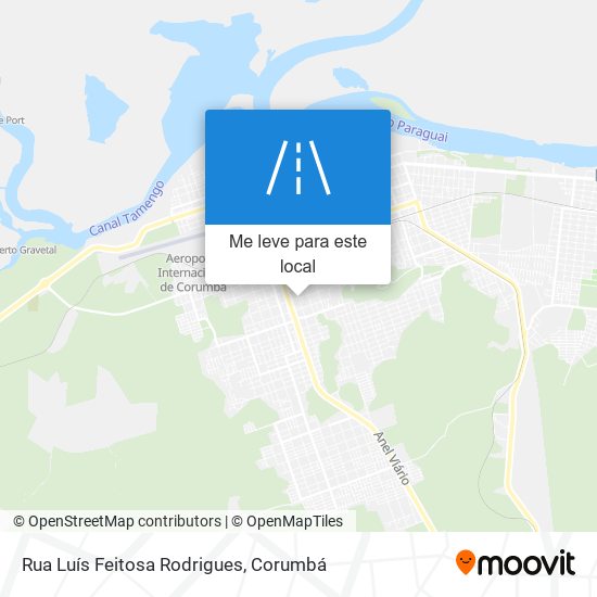 Rua Luís Feitosa Rodrigues mapa