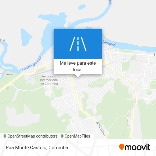 Rua Monte Castelo mapa