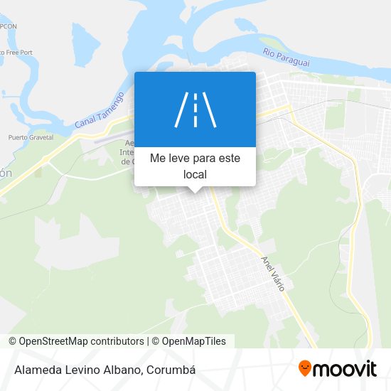 Alameda Levino Albano mapa