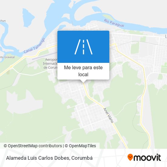 Alameda Luís Carlos Dobes mapa