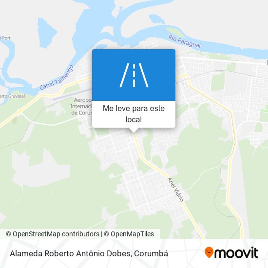 Alameda Roberto Antônio Dobes mapa