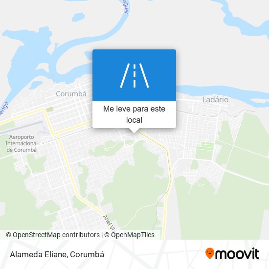 Alameda Eliane mapa