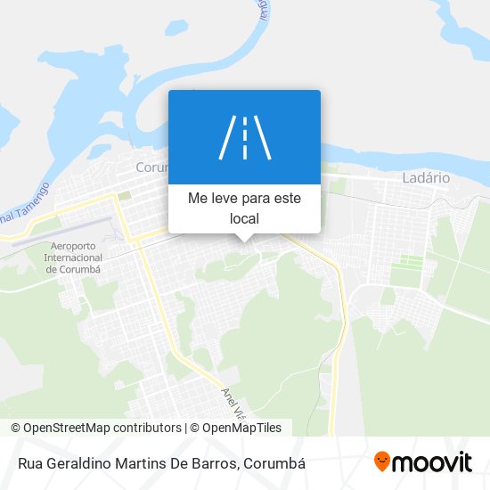 Rua Geraldino Martins De Barros mapa