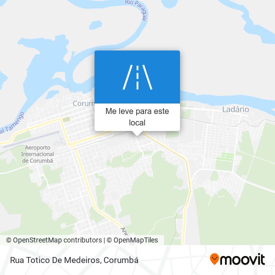 Rua Totico De Medeiros mapa