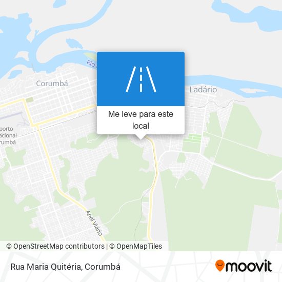 Rua Maria Quitéria mapa