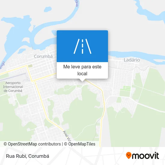 Rua Rubi mapa