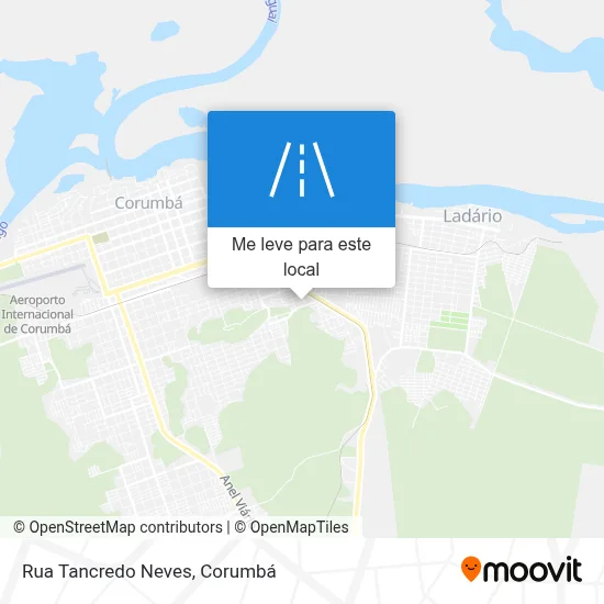 Rua Tancredo Neves mapa
