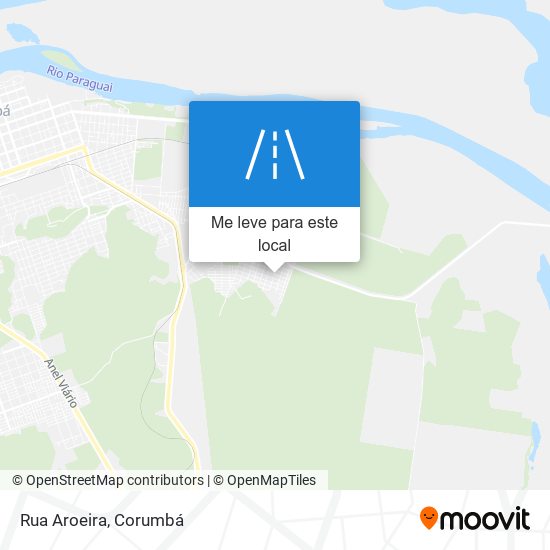 Rua Aroeira mapa