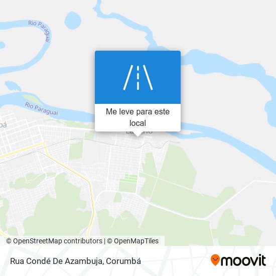 Rua Condé De Azambuja mapa