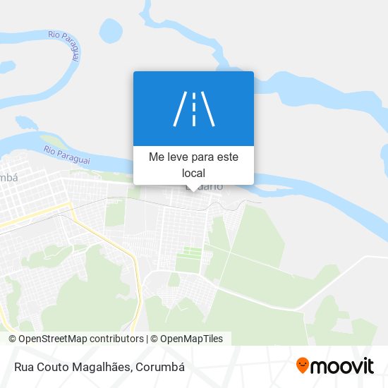 Rua Couto Magalhães mapa