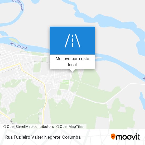 Rua Fuzileiro Valter Negrete mapa