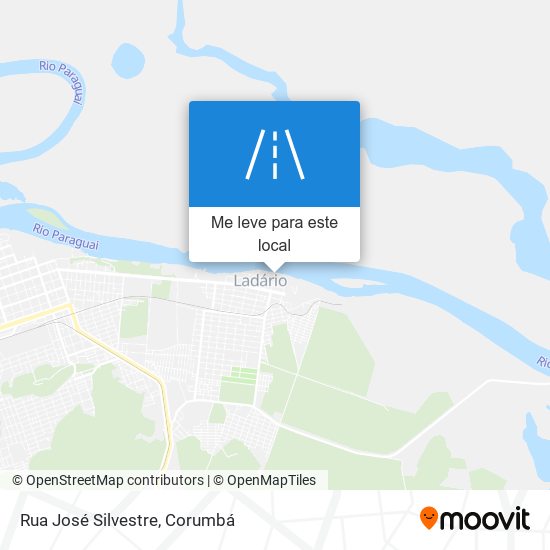 Rua José Silvestre mapa