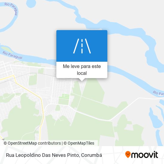 Rua Leopoldino Das Neves Pinto mapa