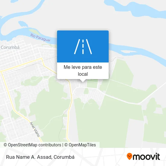 Rua Name A. Assad mapa