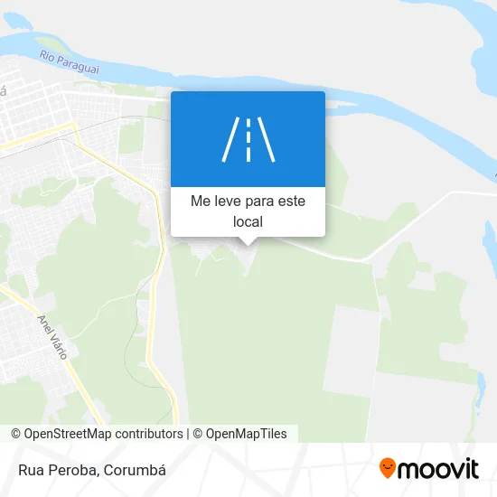 Rua Peroba mapa