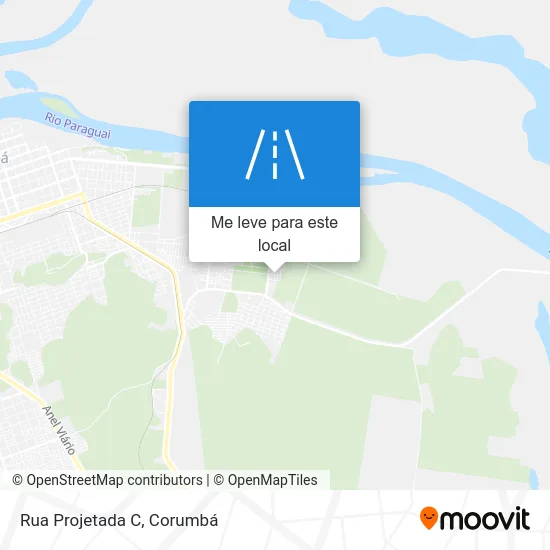 Rua Projetada C mapa