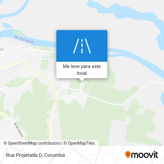 Rua Projetada D mapa