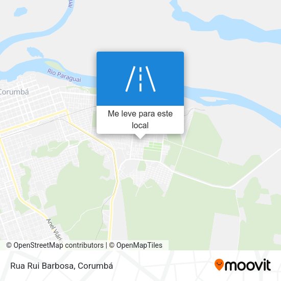Rua Rui Barbosa mapa