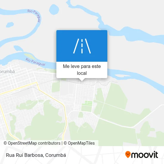 Rua Rui Barbosa mapa
