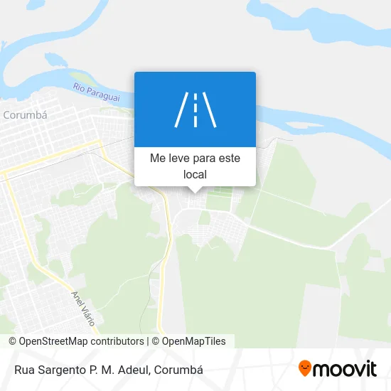 Rua Sargento P. M. Adeul mapa