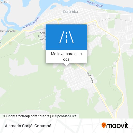 Alameda Carijó mapa