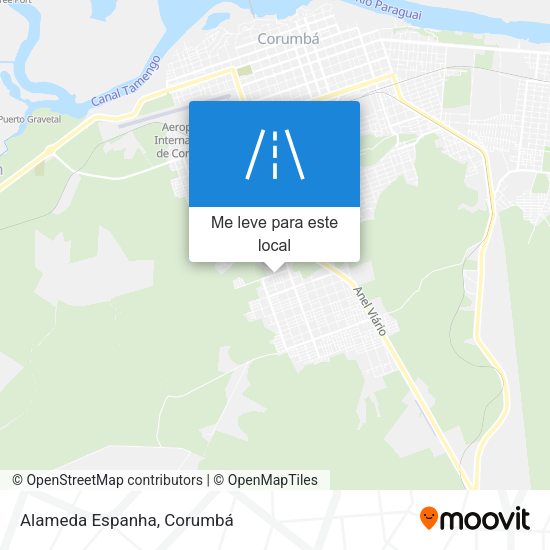 Alameda Espanha mapa