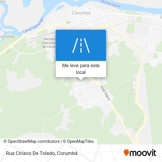 Rua Ciríaco De Toledo mapa