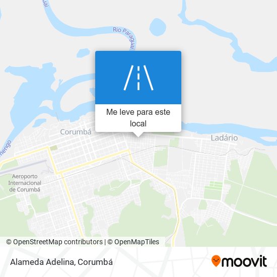 Alameda Adelina mapa