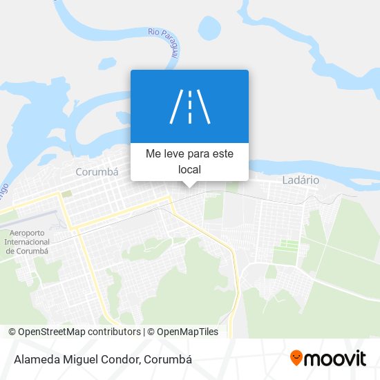 Alameda Miguel Condor mapa