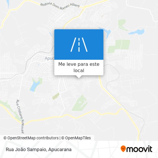 Rua João Sampaio mapa