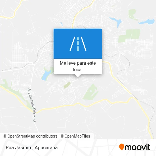 Rua Jasmim mapa