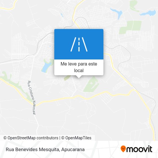 Rua Benevides Mesquita mapa