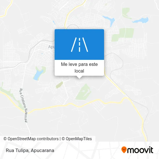 Rua Tulipa mapa