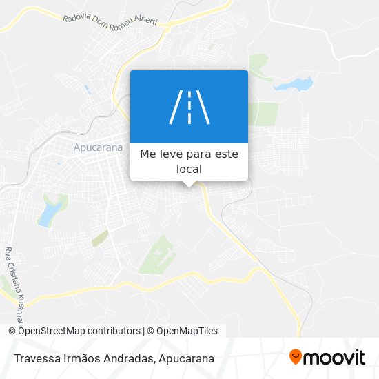 Travessa Irmãos Andradas mapa