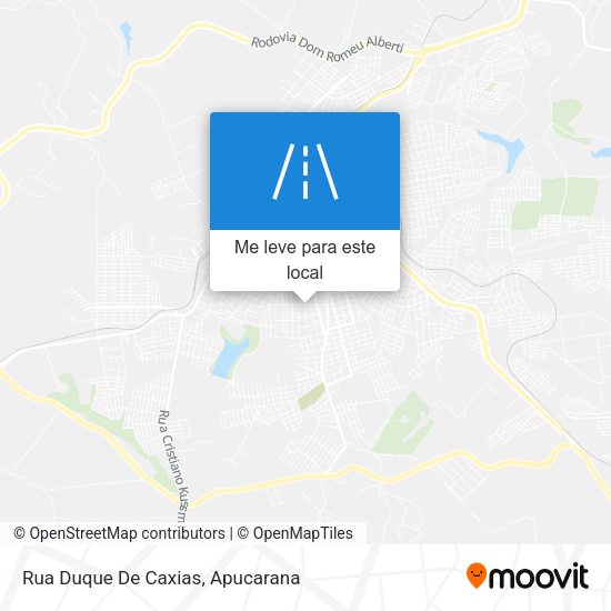 Rua Duque De Caxias mapa