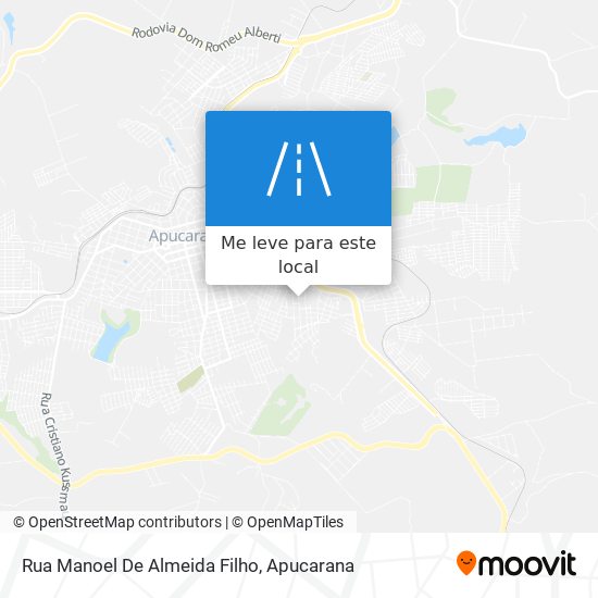 Rua Manoel De Almeida Filho mapa