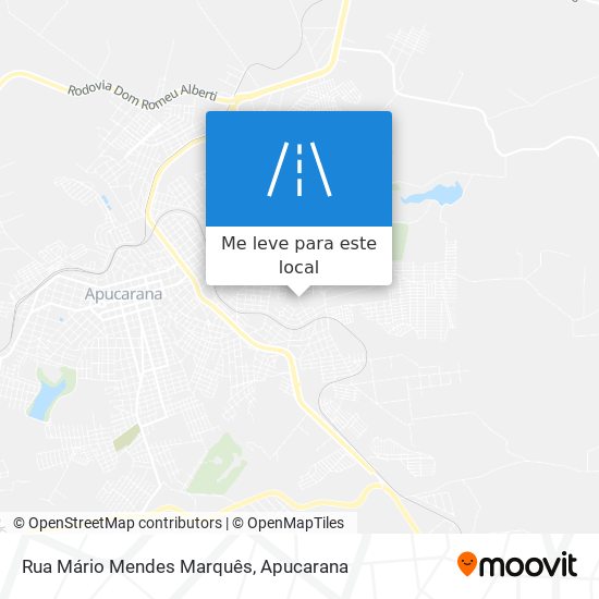 Rua Mário Mendes Marquês mapa