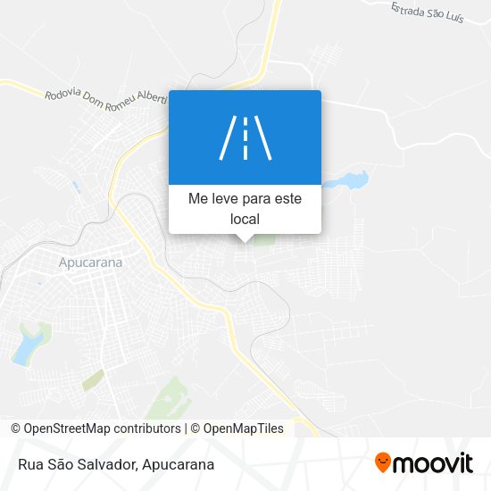 Rua São Salvador mapa