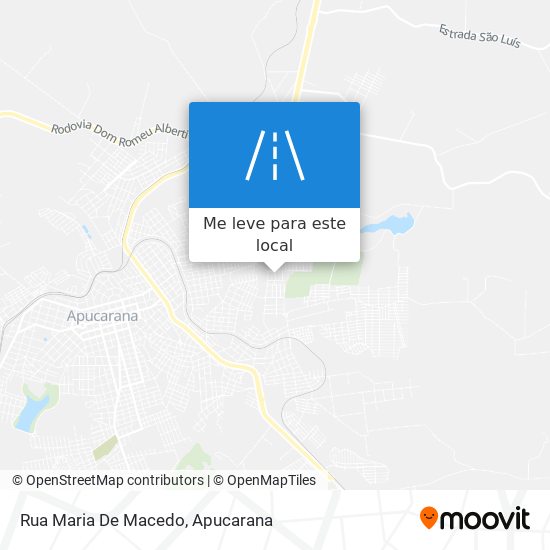 Rua Maria De Macedo mapa