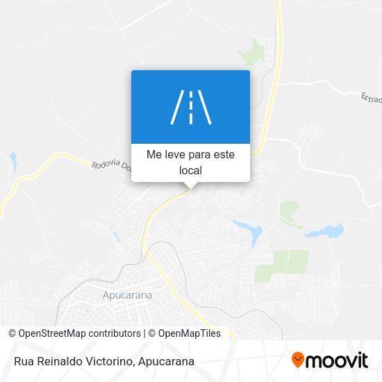 Rua Reinaldo Victorino mapa