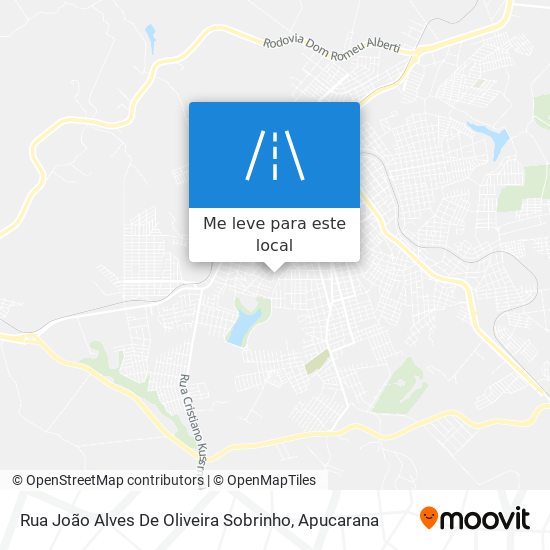Rua João Alves De Oliveira Sobrinho mapa